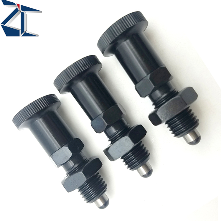 Werkseitig angepasste Rastbolzen, Feingewinderückführung, Typ PXA