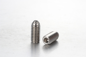 Federnde Druckstücke mit Kugel- und Schlitzkopf ZBPS/ZBPH