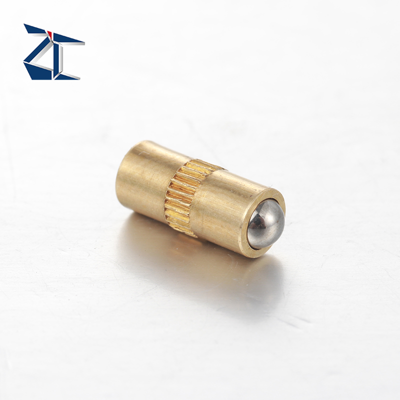 Hochwertige doppelseitige Kugelkopf-Kolbenstifte, federbelasteter Messing-Kugelkolben