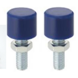 Anschlagschrauben, Innensechskantspitze mit Urethan-Stoßdämpfer UNBH UNBHH