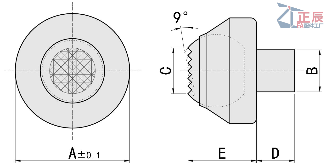 Schwenkauflage, C-Klemme, Schwenkauflage, schwenkbare Kugelumlaufspindel ZT37