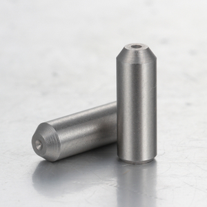 Schulter-Fixierstift, runder/Diamantkopf, konische Spitze, Gewindeschaft, JPUB