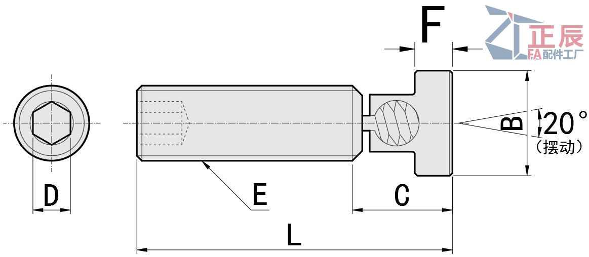 Madenschrauben Kugelkopfschraube mit glattem Kugelkopf ZT59