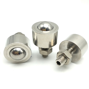 Kugelrollen mit Sicherungsmutter und Flanschmontage BCHN