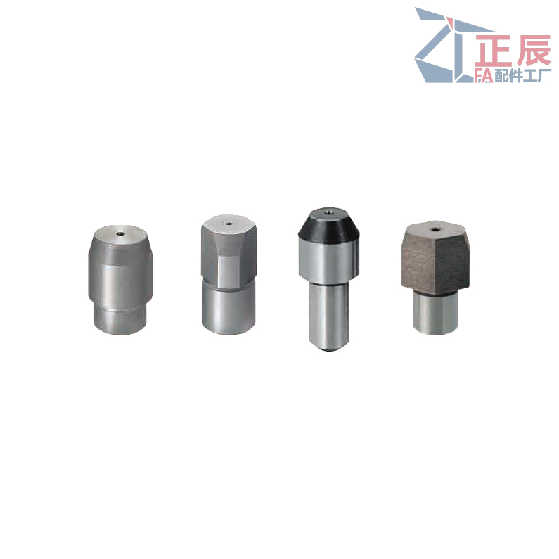 Positionierungsstift mit großem Kopf, rund/Diamantkopf, konische Spitze JPBTB