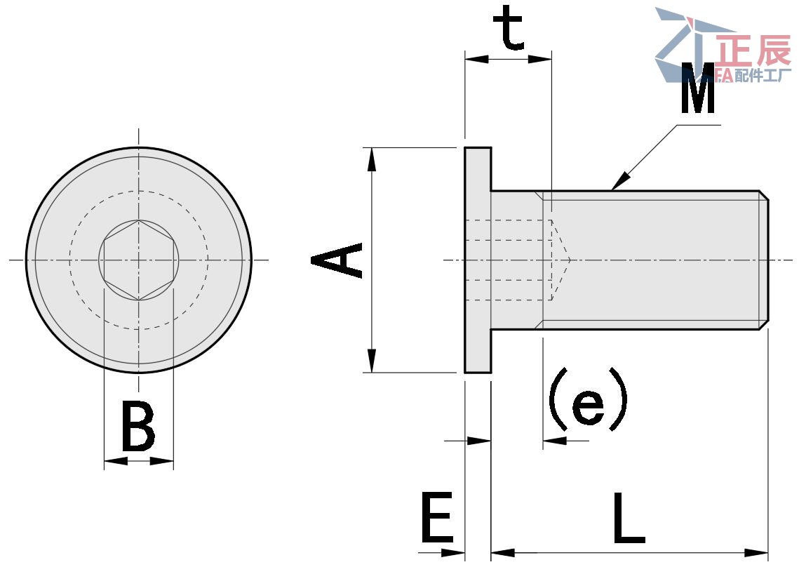 Ultra-Low-Head-Innensechskantschrauben CBSS CBSTS